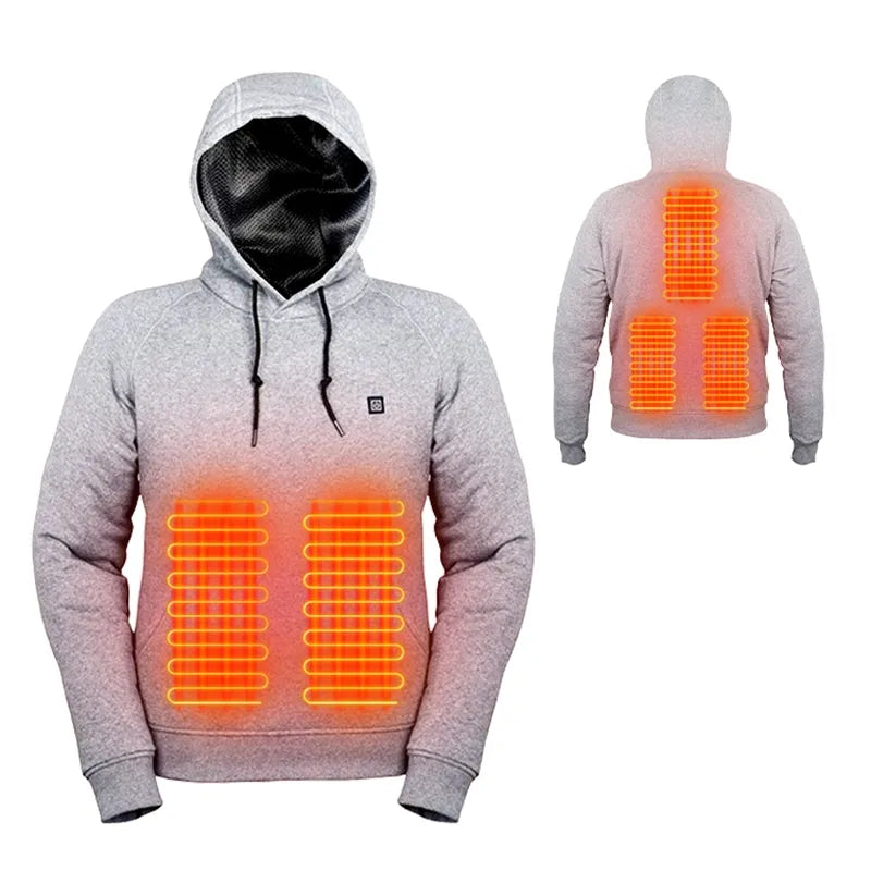 HEATEDHOODIE™ - VERWARMDE HOODIE UNISEX - 3 WARMTESTANDEN